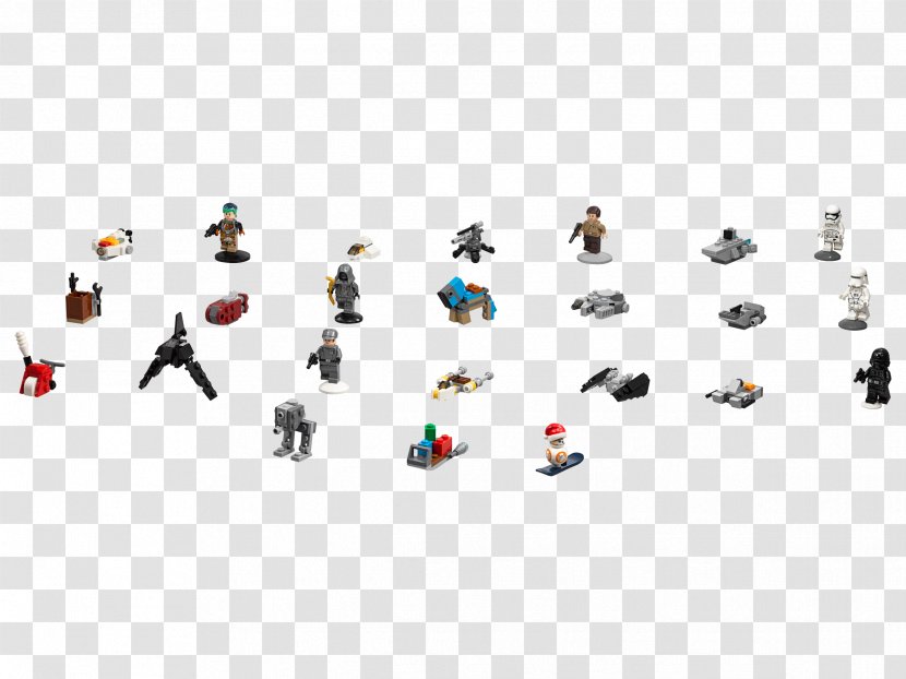 Lego Star Wars Minifigure Advent Calendars Toy - Friends Transparent PNG