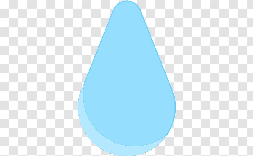 Angle Aqua - Drop - Cone Transparent PNG