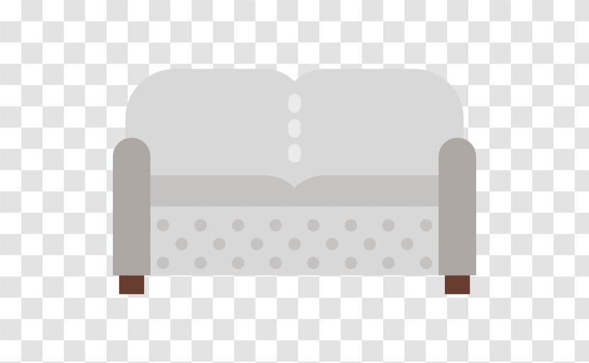 Furniture Couch Cartoon - White - A Light Gray Sofa Transparent PNG