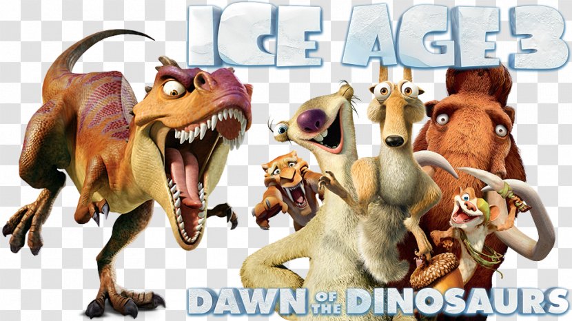 Manfred Sid Scrat Film Ice Age: Dawn Of The Dinosaurs - Organism - 2009 Transparent PNG