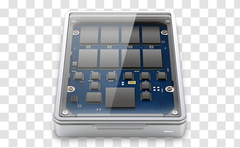 Electronic Component Multimedia System Hardware - Solid State Drive Transparent PNG