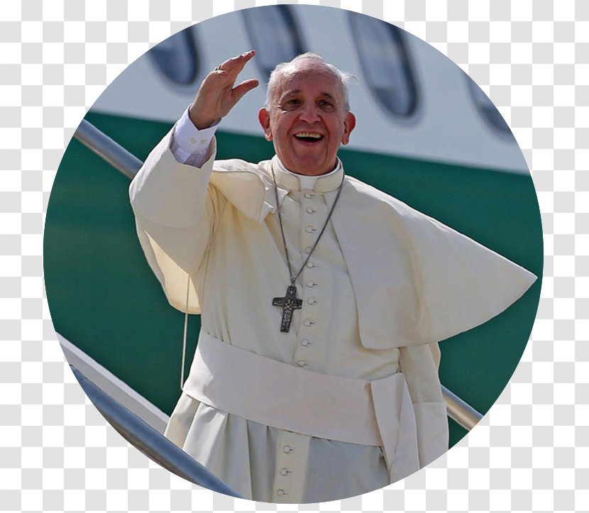 Pope Francis Colombia Podróż Apostolska Franciszka Do Kolumbii Aita Santu Argentina - Outerwear Transparent PNG