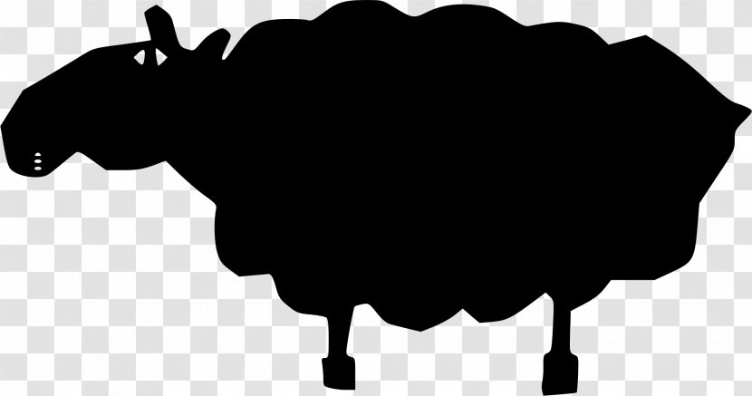 Sheep Cartoon Clip Art - Cattle Like Mammal Transparent PNG