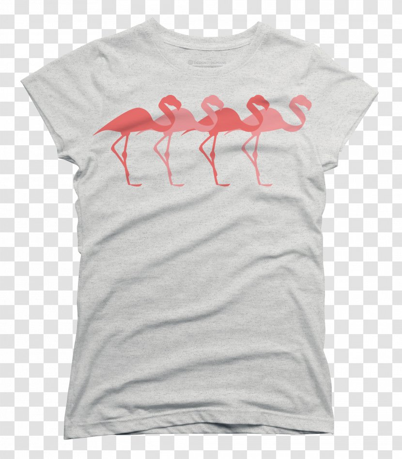 Junk Food T-shirt Clothing Sleeve - Outerwear - Flamingos Transparent PNG