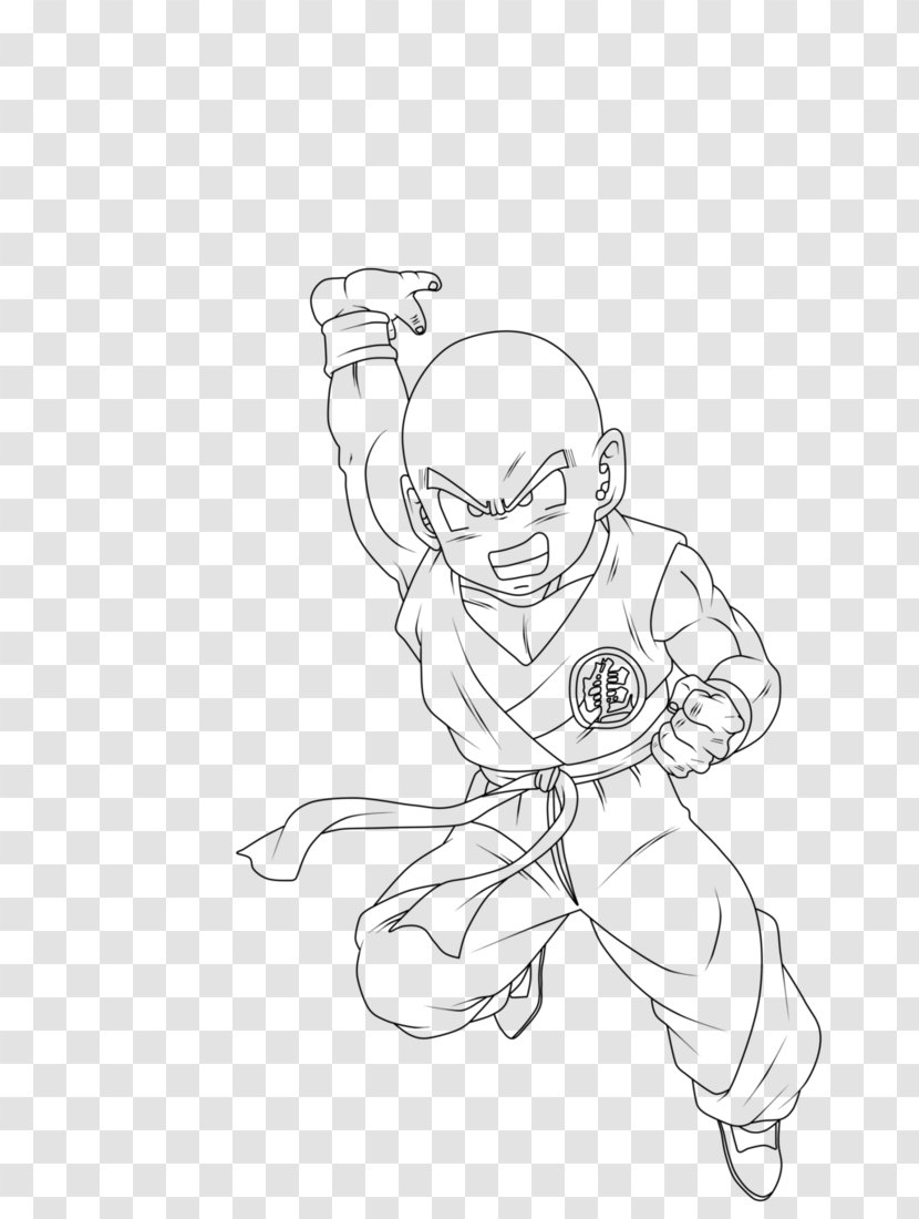 Krillin Gohan Goku Dragon Ball Drawing - Silhouette Transparent PNG