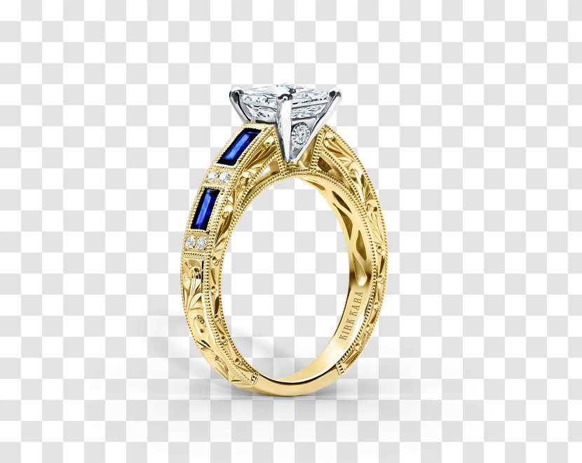 Engagement Ring Wedding Gold Princess Cut - Ruby Transparent PNG