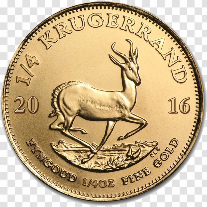 Krugerrand Gold Coin Bullion - Bar Transparent PNG