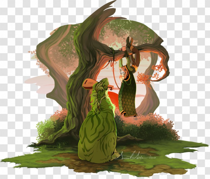 Fauna Leaf Illustration Animated Cartoon - Fictional Character Transparent PNG