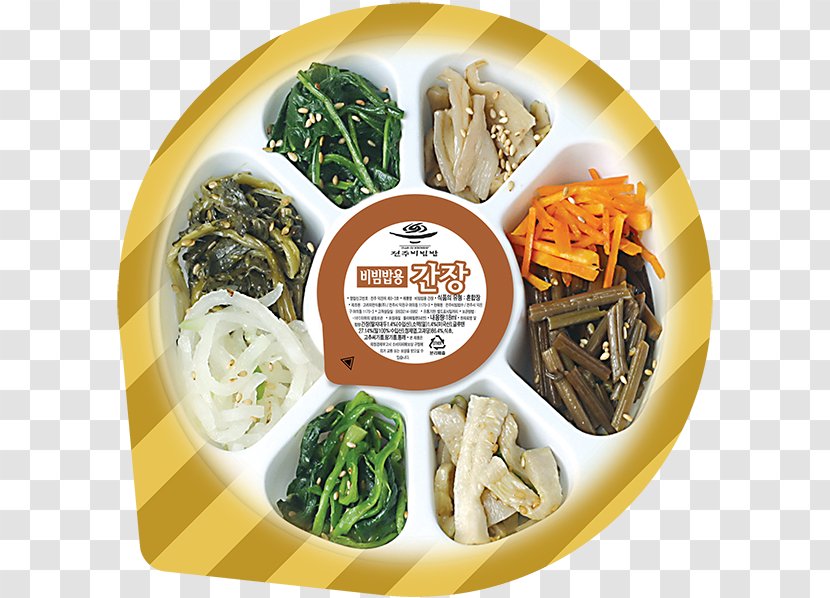Namul Chinese Cuisine Lunch Side Dish Leaf Vegetable - Bibimbap Transparent PNG