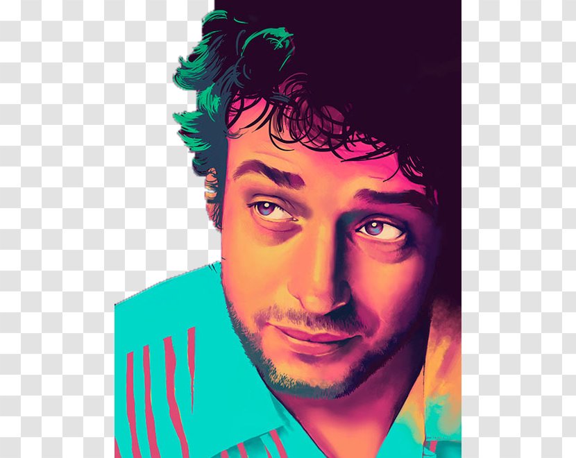 Gustavo Cerati Soda Stereo Argentine Rock Illustration - Frame - Portrait Of Pope Men Transparent PNG