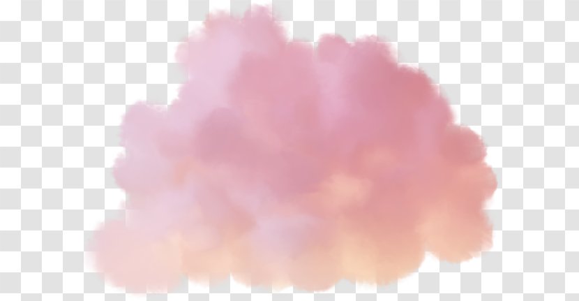 Cotton Candy Pink Cloud - Color Transparent PNG