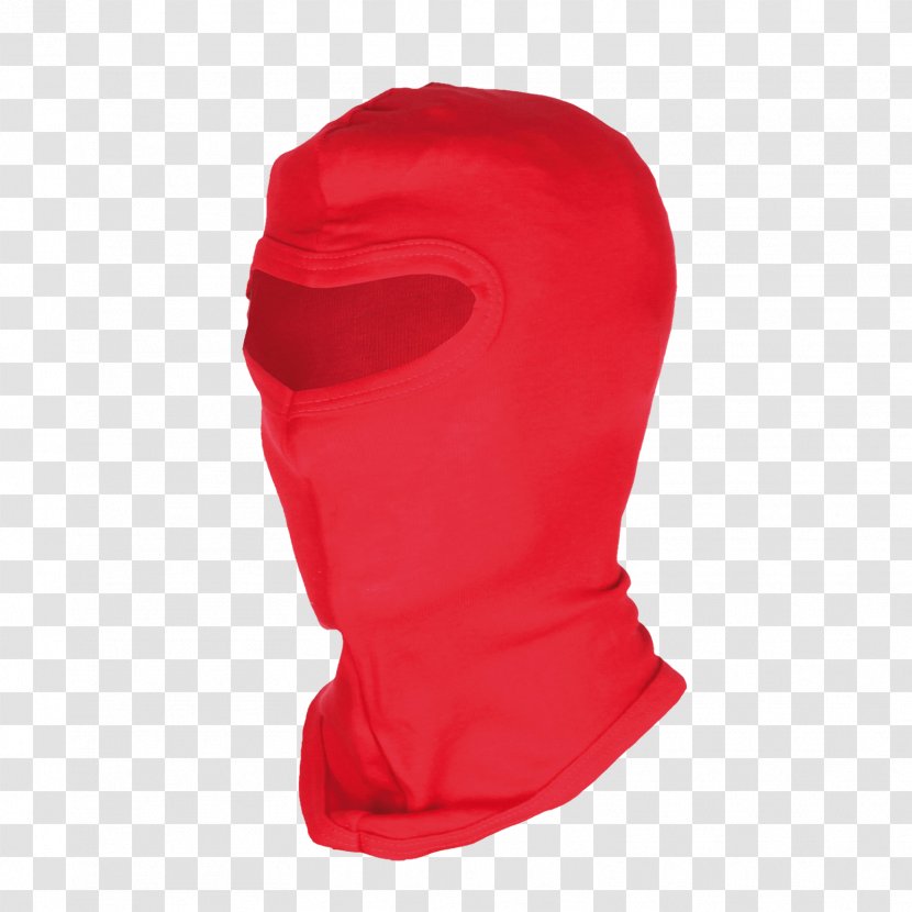 Balaclava Headgear Cotton Boilersuit Bandana - Sock - Red Transparent PNG