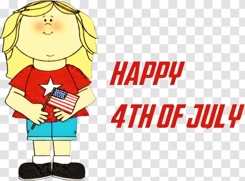 Fourth Of July Background - Cartoon - Father Teacher Transparent PNG