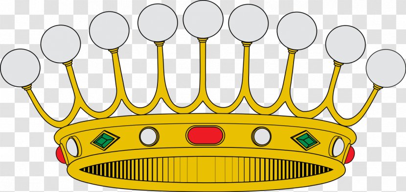Spain Crown Count Corona Condal Marquess - De Vizconde Transparent PNG