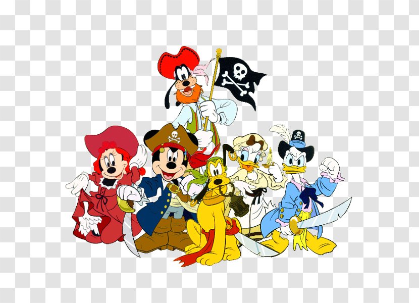 Mickey Mouse Minnie Donald Duck Pluto Piracy Transparent PNG