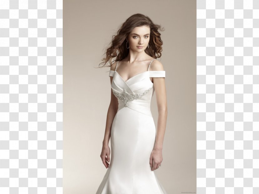 Wedding Dress Waist Satin Cocktail - Watercolor Transparent PNG