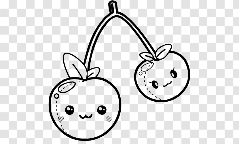 Drawing Cherry Animaatio Food - Head Transparent PNG