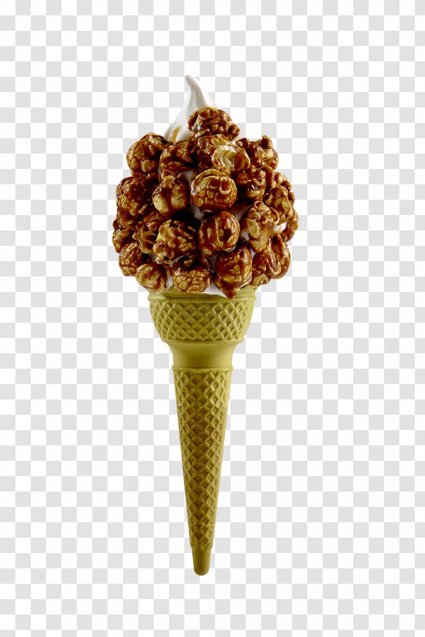 Ice Cream Cones Affogato Food - Honeycomb - Popcorn Transparent PNG