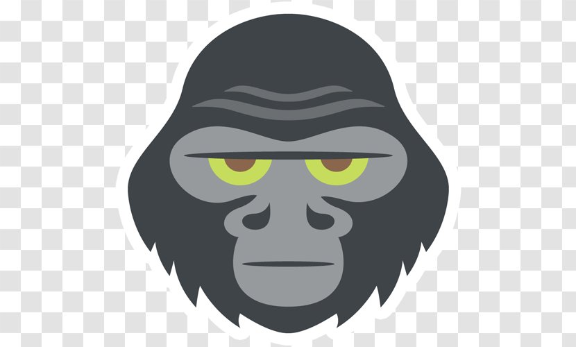Emojipedia Gorilla Sticker Text Messaging Transparent PNG