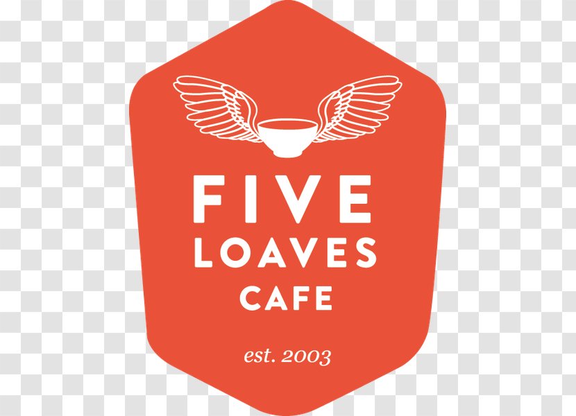 Five Loaves Cafe Café Logo Restaurant - Label - Red Transparent PNG