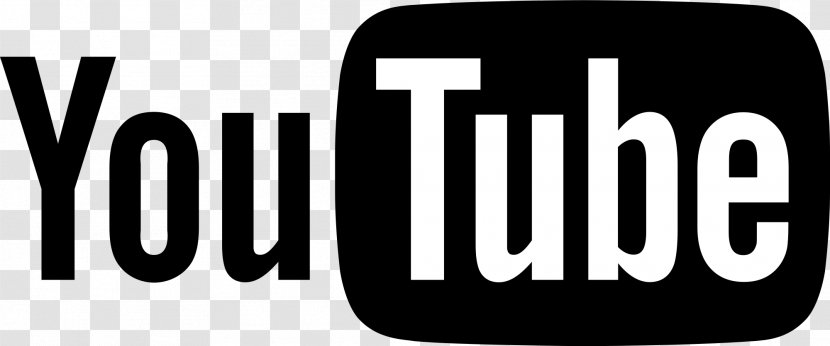 Youtube Play Button Logo Black And White Youtube Transparent Png