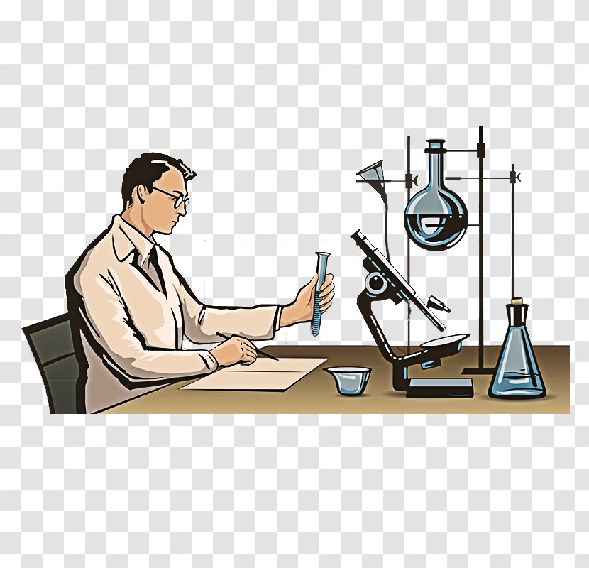 Science Scientist Scientific Method Research Design - Cartoon Transparent PNG