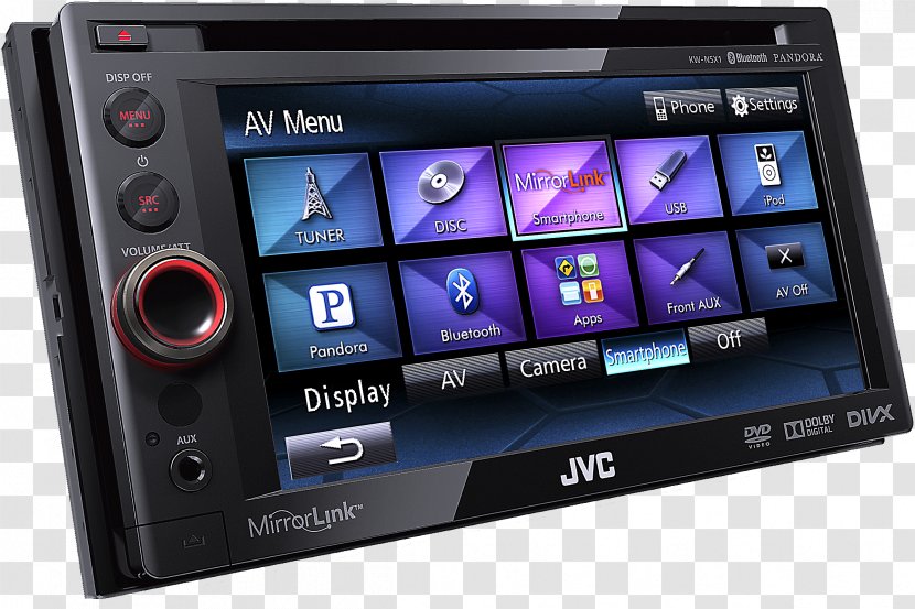 Vehicle Audio Car Electronics Display Device DVD - Jvc Transparent PNG