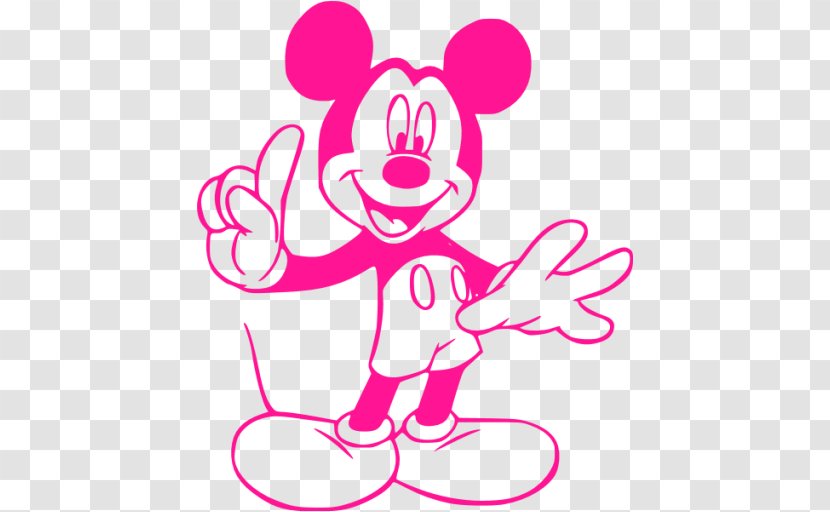 Mickey Mouse Minnie Clip Art Image Line - Cartoon Transparent PNG