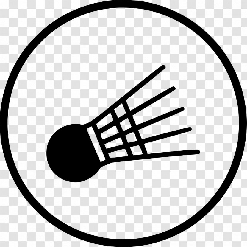 Line White Rubbish Bins & Waste Paper Baskets Clip Art - Badminton Icon Transparent PNG