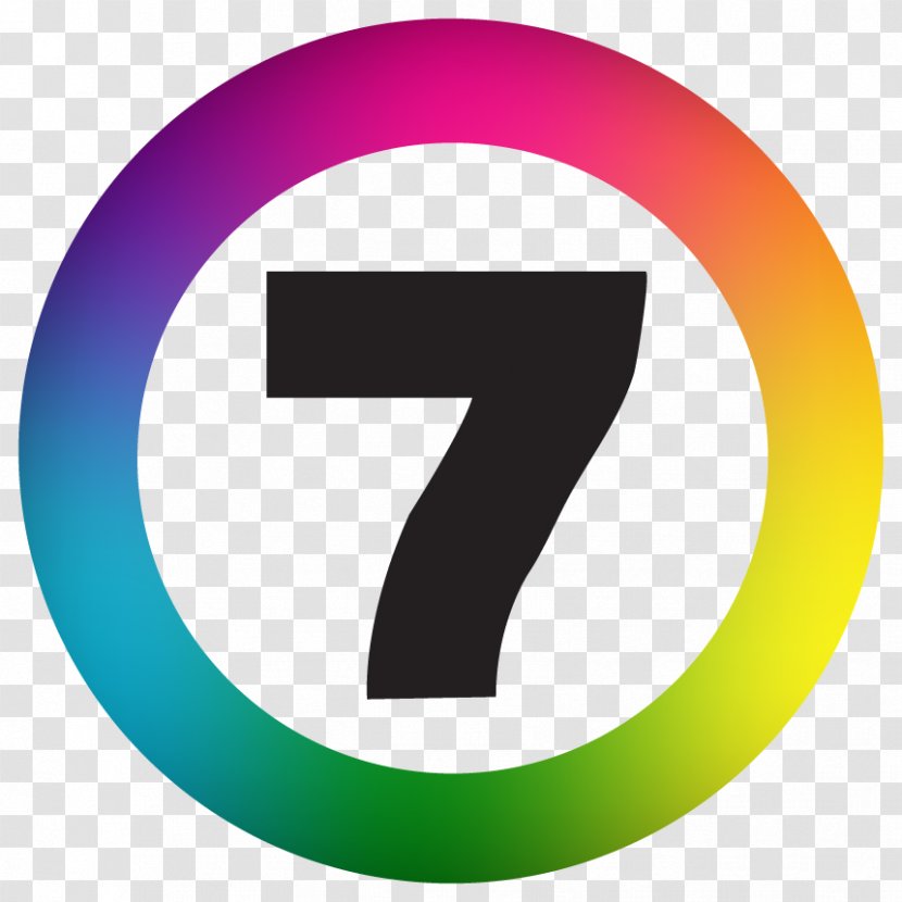Seven Network Television Channel Circle 7 Logo - Number - Wzvntv Transparent PNG