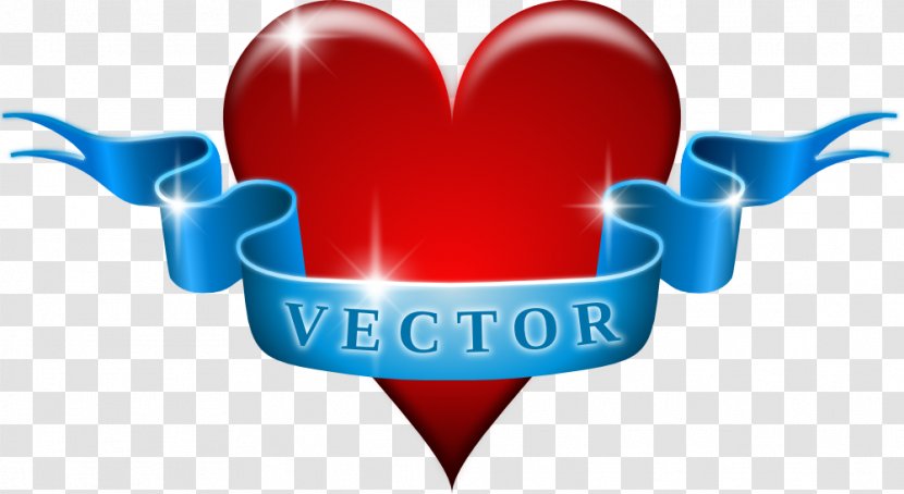 Vector Graphics Clip Art Ribbon Openclipart Heart - Logo - Efficeient Banner Transparent PNG