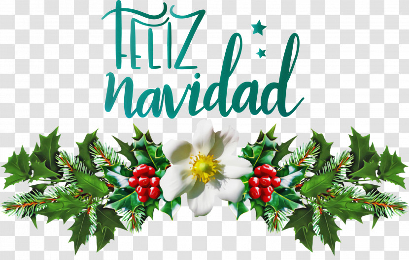 Feliz Navidad Merry Christmas Transparent PNG