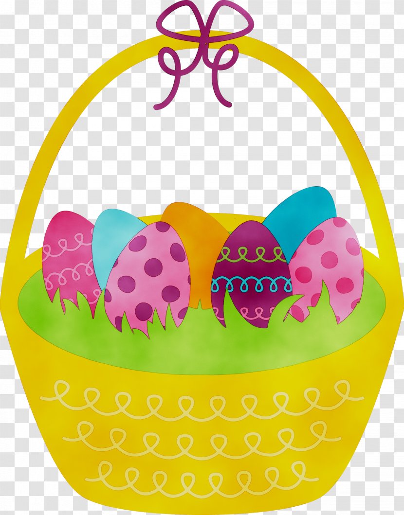 Easter Bunny Clip Art Egg Hunt - With Transparent PNG