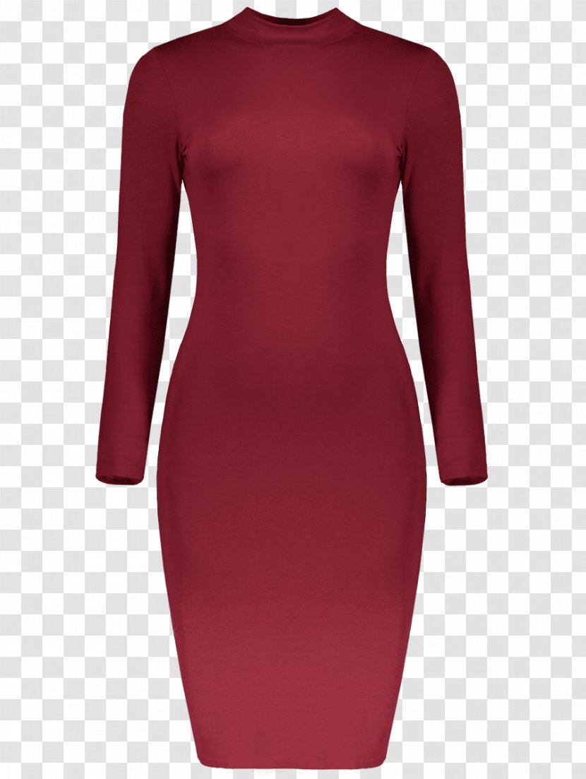 Organic Cotton Red Dress Spandex - Long Sleeve Pajamas Transparent PNG