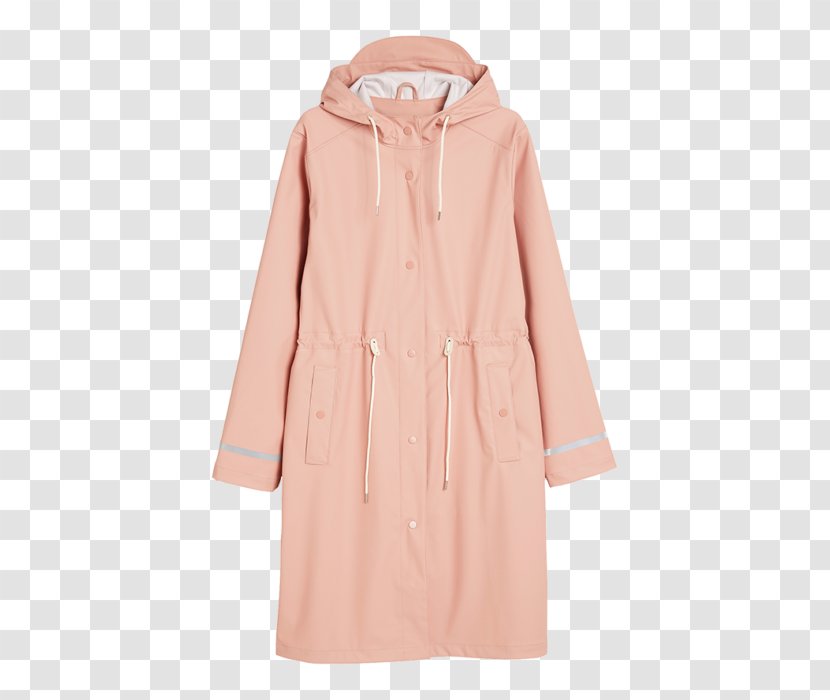Overcoat Pink M Outerwear Sleeve Dress - Fur - Poncho Transparent PNG