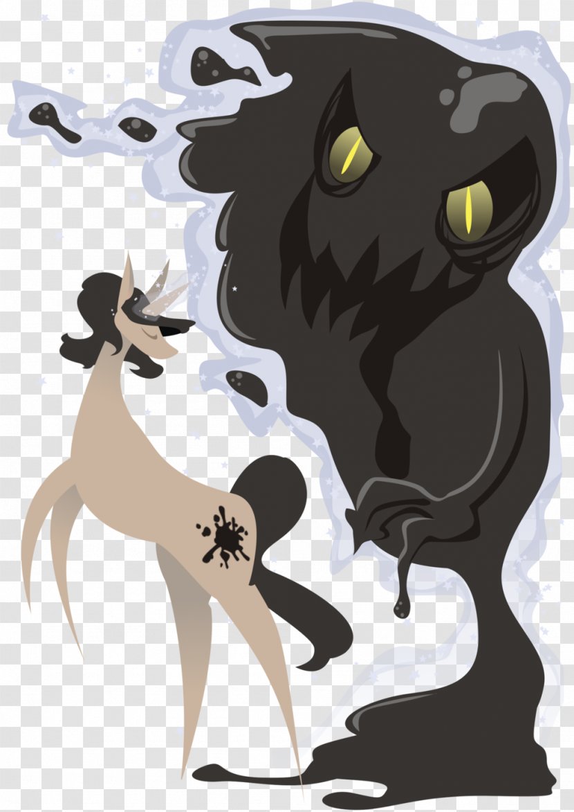 Horse Dog Cat Canidae - Cartoon - Ink Transparent PNG