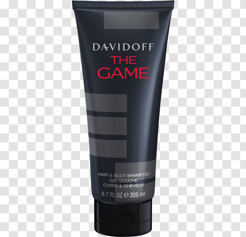 Davidoff 'The Game' Men's Hair And Body Wash, 75ml Shower Gel Cosmetics Transparent PNG