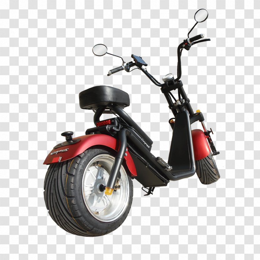 Wheel Electric Motorcycles And Scooters Vehicle Motorized Scooter - Mofa Transparent PNG