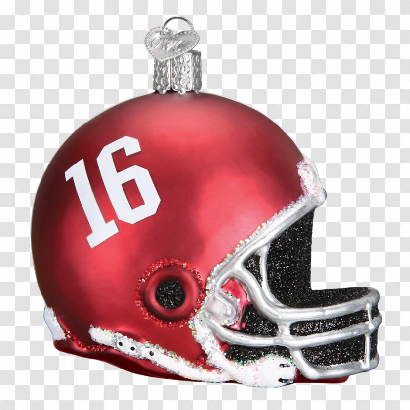 Christmas Ornament Helmet Decoration Tree - Football Equipment And Supplies - Hand-painted Cosmetics Transparent PNG