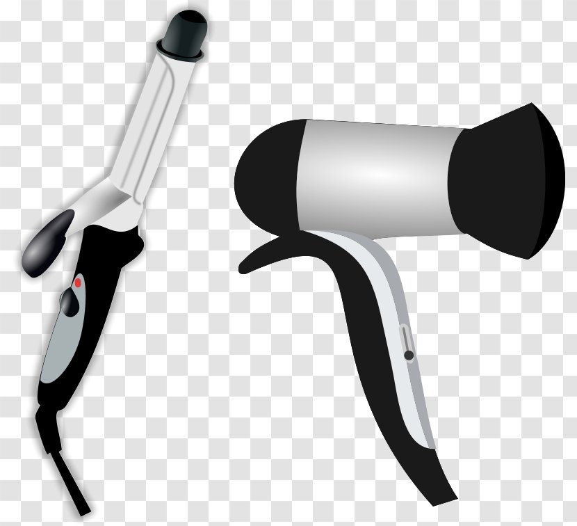 Comb Hair Iron Dryers Clip Art - Long Transparent PNG