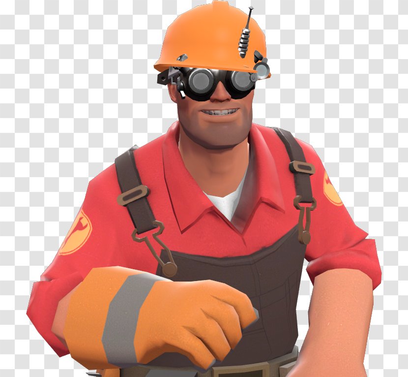 Team Fortress 2 Engineer Wiki Goggles Glasses - GOGGLES Transparent PNG