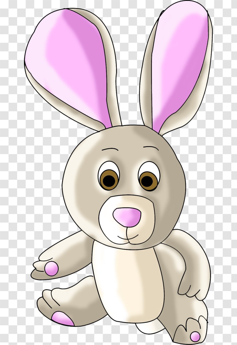 Domestic Rabbit Easter Bunny Hare Whiskers - Flower Transparent PNG