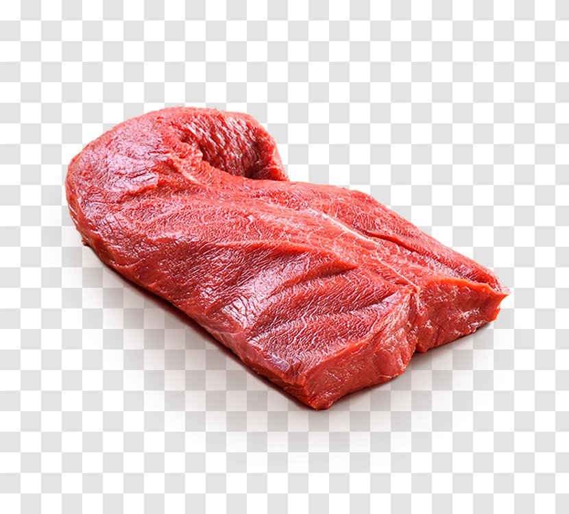 Sirloin Steak Beef Tenderloin Meat Flat Iron - Heart Transparent PNG
