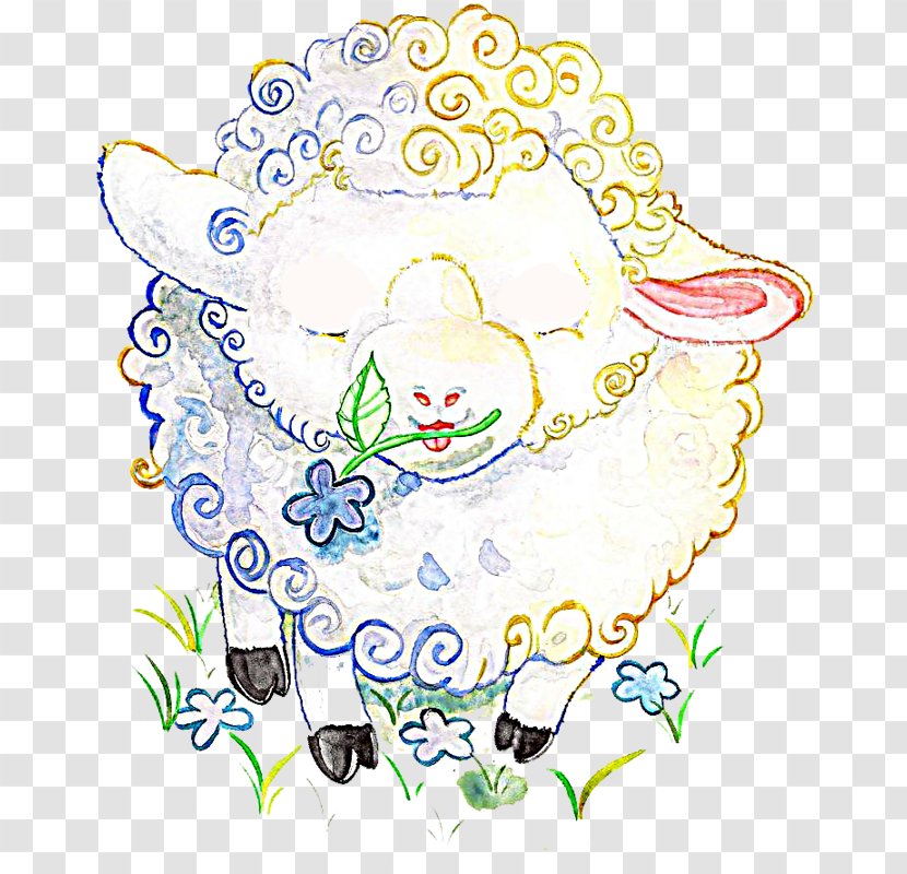 Watercolor Painting Sheep Drawing Clip Art - Photography Transparent PNG