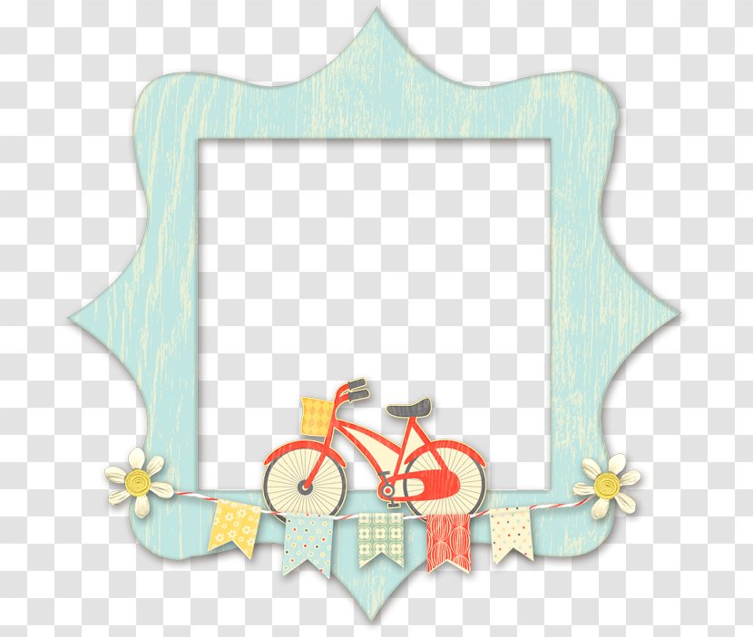 Bicycle Picture Frames Clip Art - Designer Transparent PNG