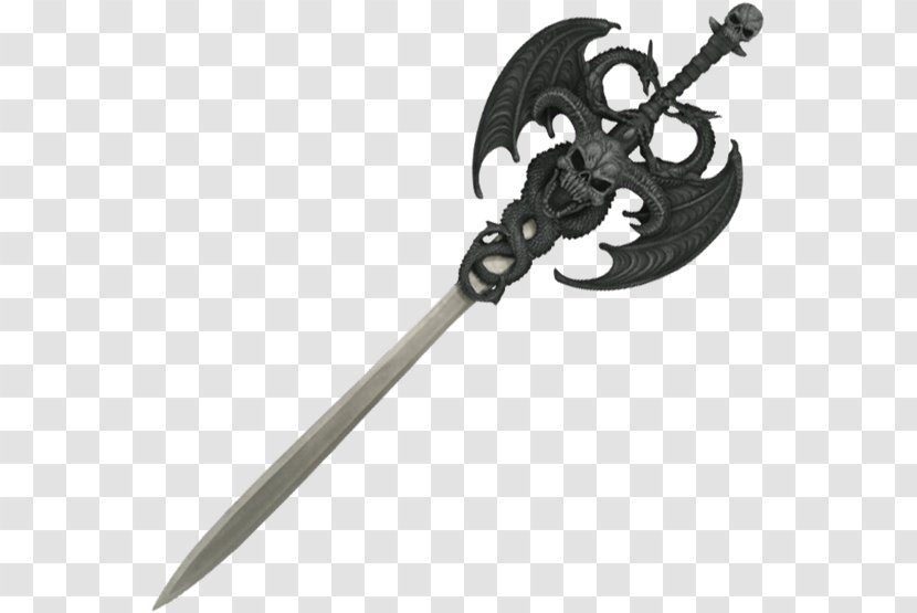 Knightly Sword Battle Axe Dagger Weapon - Blade Transparent PNG