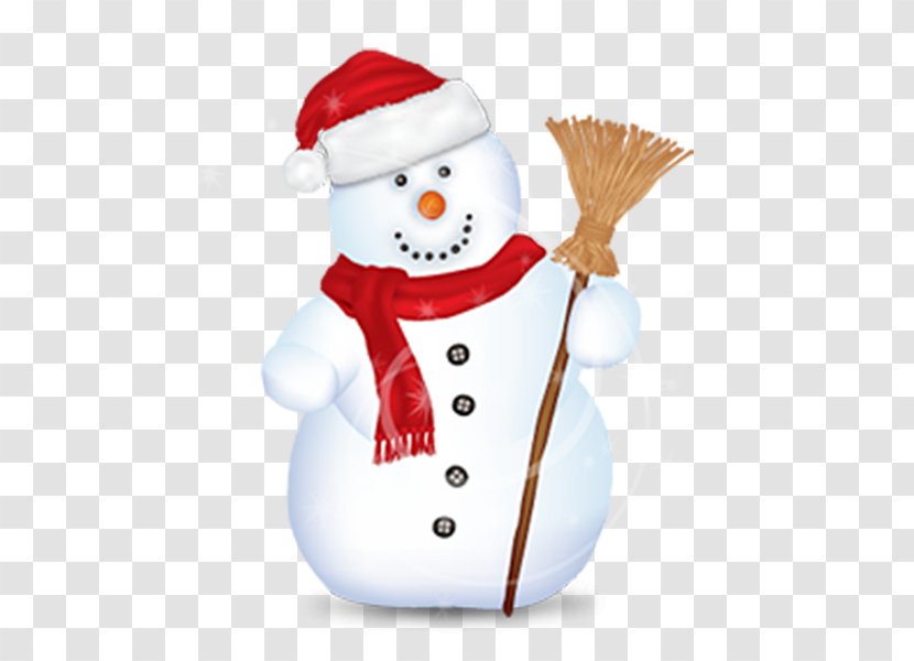 Snowman Clip Art - Cartoon Sweep The Transparent PNG