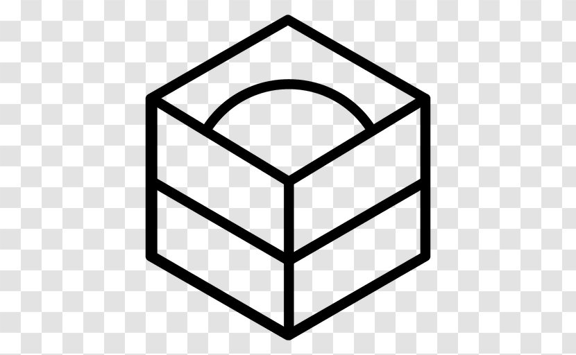 Cube Geometry Shape Polygon - Net Transparent PNG