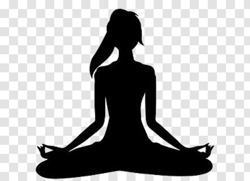 Yoga Lotus Position Exercise Clip Art - Silhouette Transparent PNG