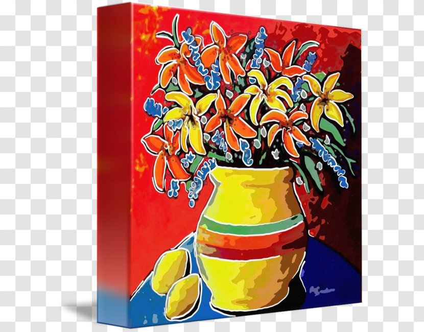 Still Life Photography Lilies And Lemons Gallery Wrap Acrylic Paint - Flowering Plant - Fine Bouquet Transparent PNG